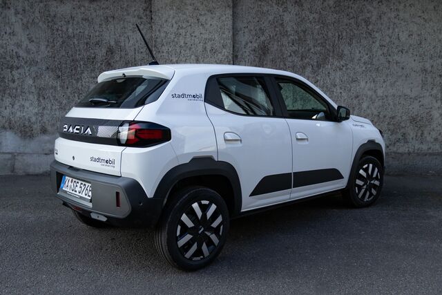 Dacia Spring Seitenansicht Kofferraum