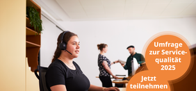 Serviceumfrage 2025 - Teilnehmen und gewinnen