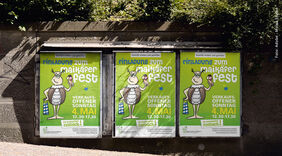 Einladung zum Maikäferfest 2025 in Fellbach mit stadtmobil Infostand.