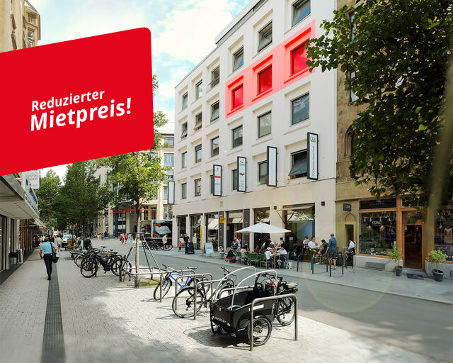 Büroräume in der stadtmobil Geschäftsstelle zu vermieten